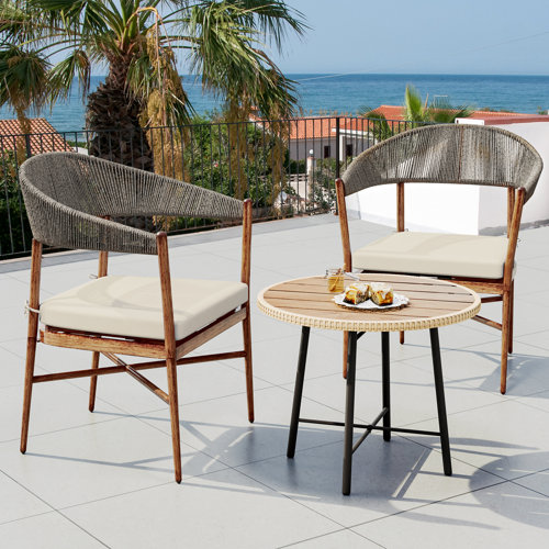 Wayfair Wicker & Rattan Patio Dining Chairs You'll Love in 2023